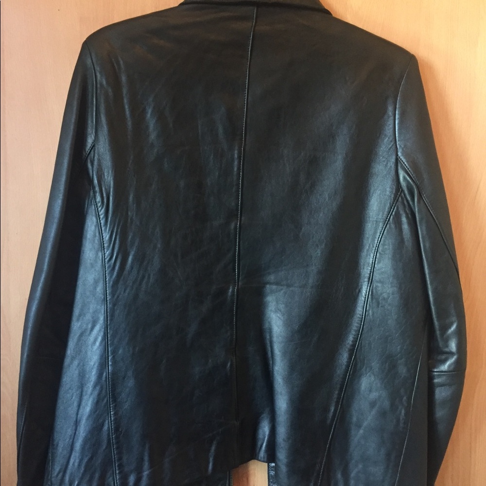 Vintage Maine New England Leather Jacket size 14 - Picture 3 of 7